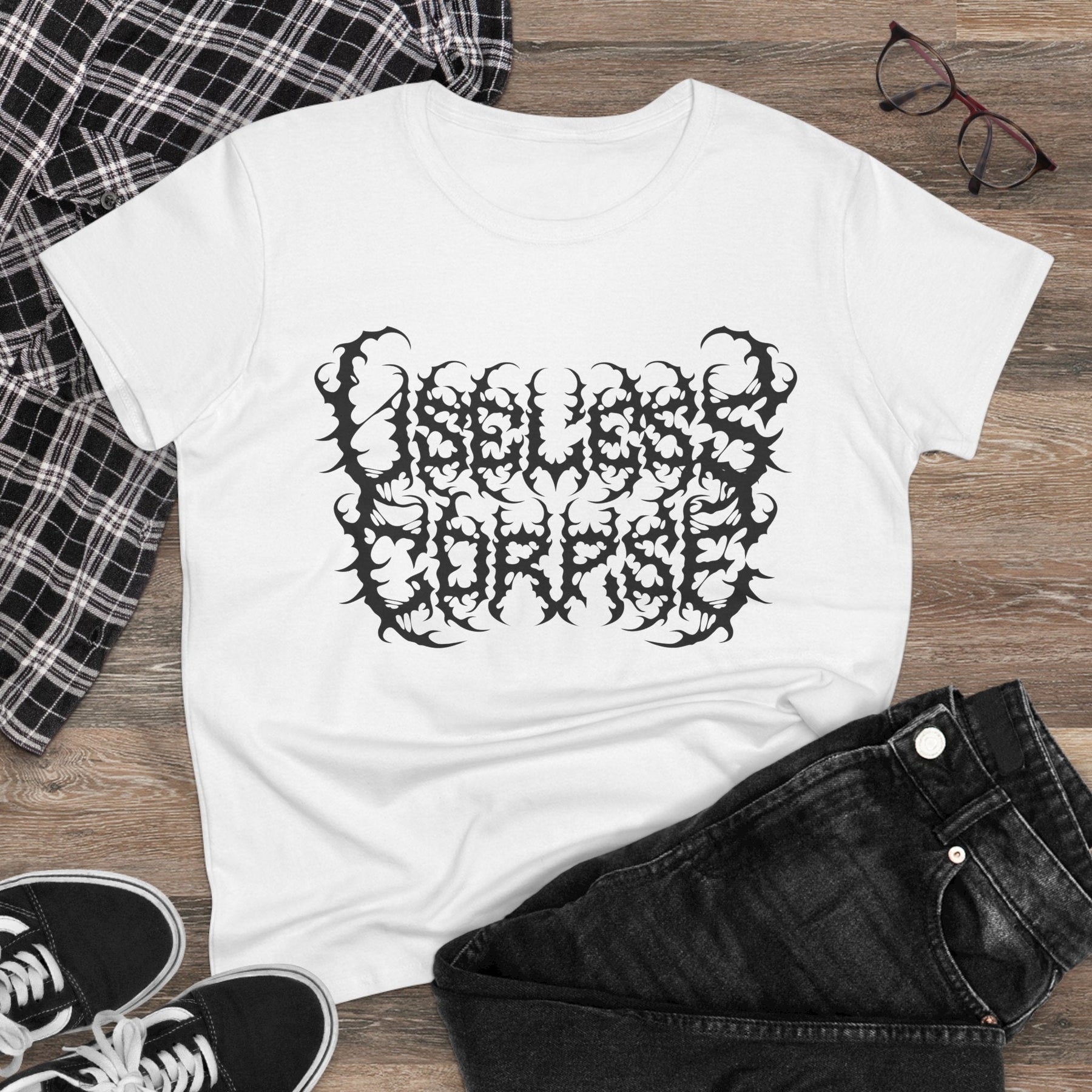 Useless Corpse Women's Baby Tee - Goth Cloth Co.T-Shirt72552792790069446706