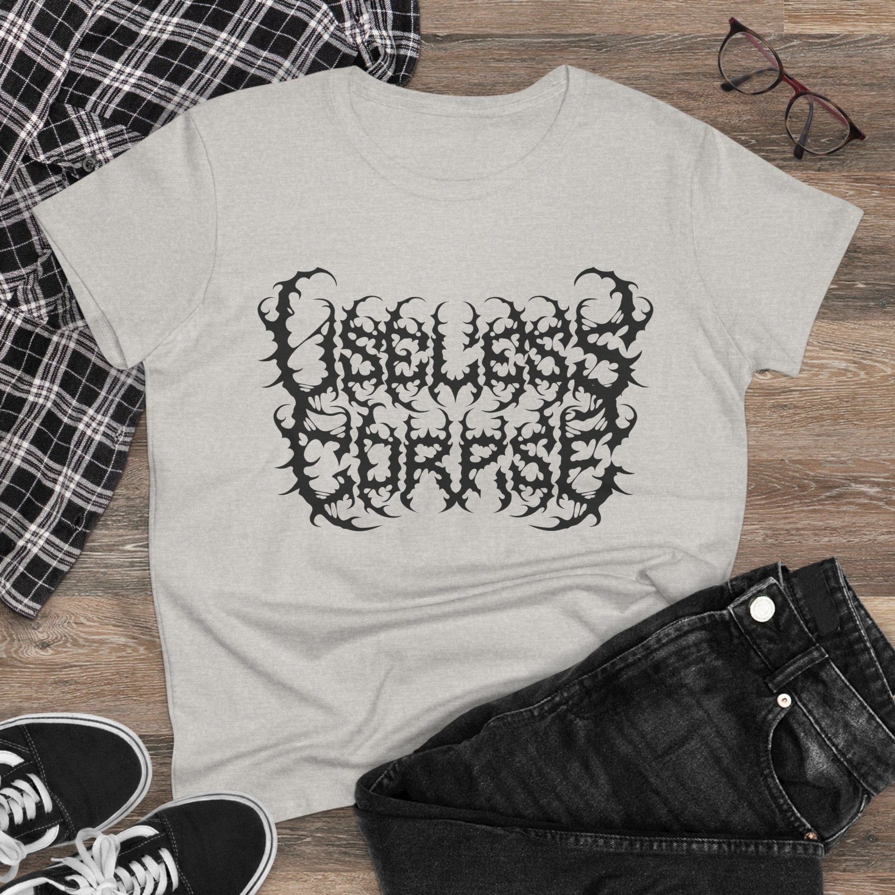 Useless Corpse Women's Baby Tee - Goth Cloth Co.T-Shirt72552792790069446706