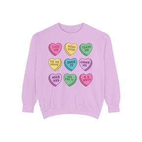 Valentine's Day Naughty Candy Hearts Sweatshirt - Goth Cloth Co.Sweatshirt18944684240259236999