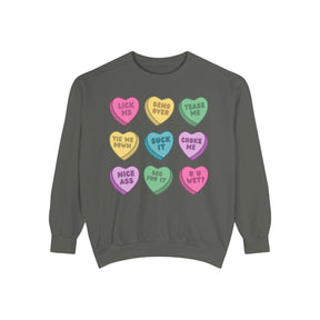 Valentine's Day Naughty Candy Hearts Sweatshirt - Goth Cloth Co.Sweatshirt21162228469850345519