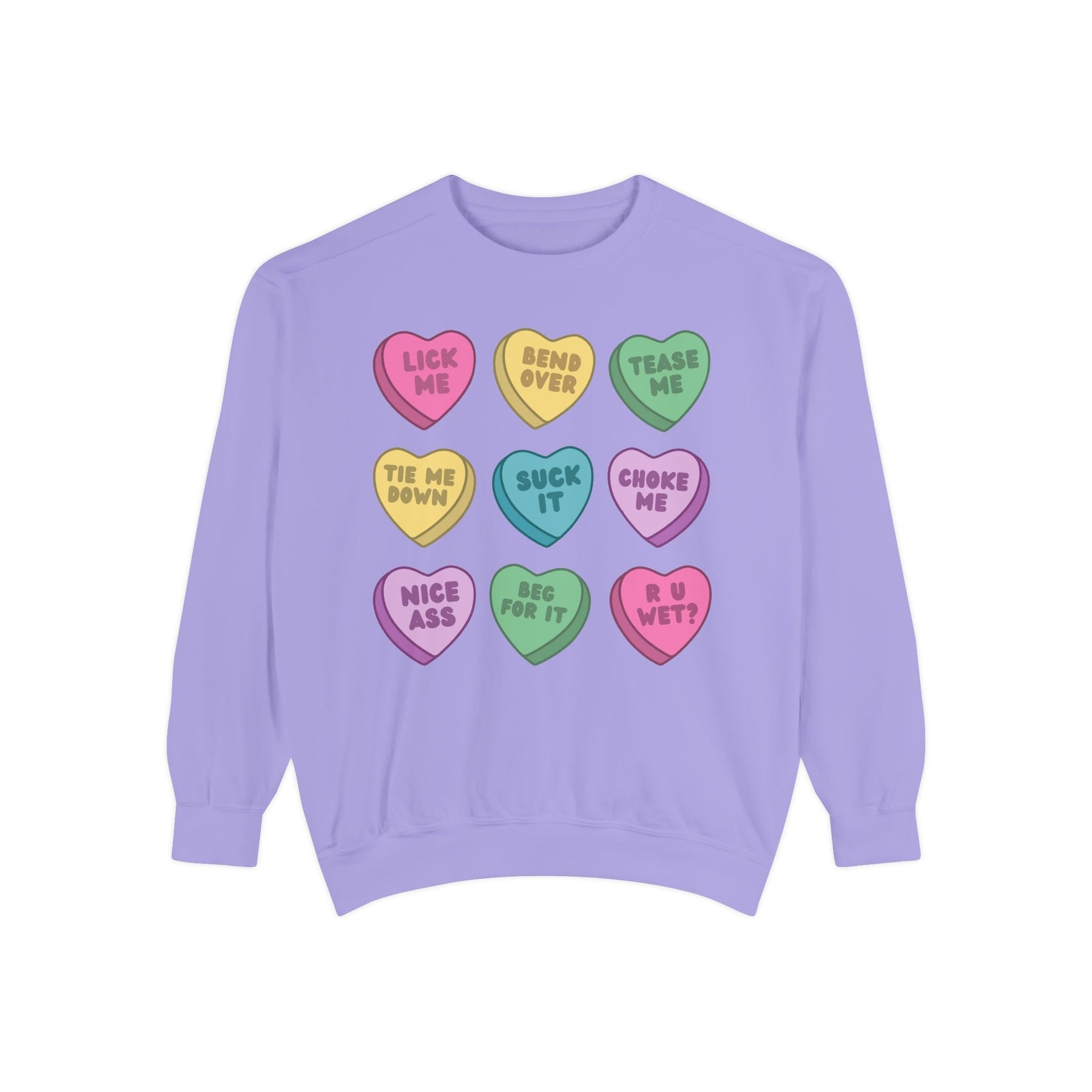 Valentine's Day Naughty Candy Hearts Sweatshirt - Goth Cloth Co.Sweatshirt23975351322524950493