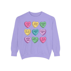 Valentine's Day Naughty Candy Hearts Sweatshirt - Goth Cloth Co.Sweatshirt23975351322524950493