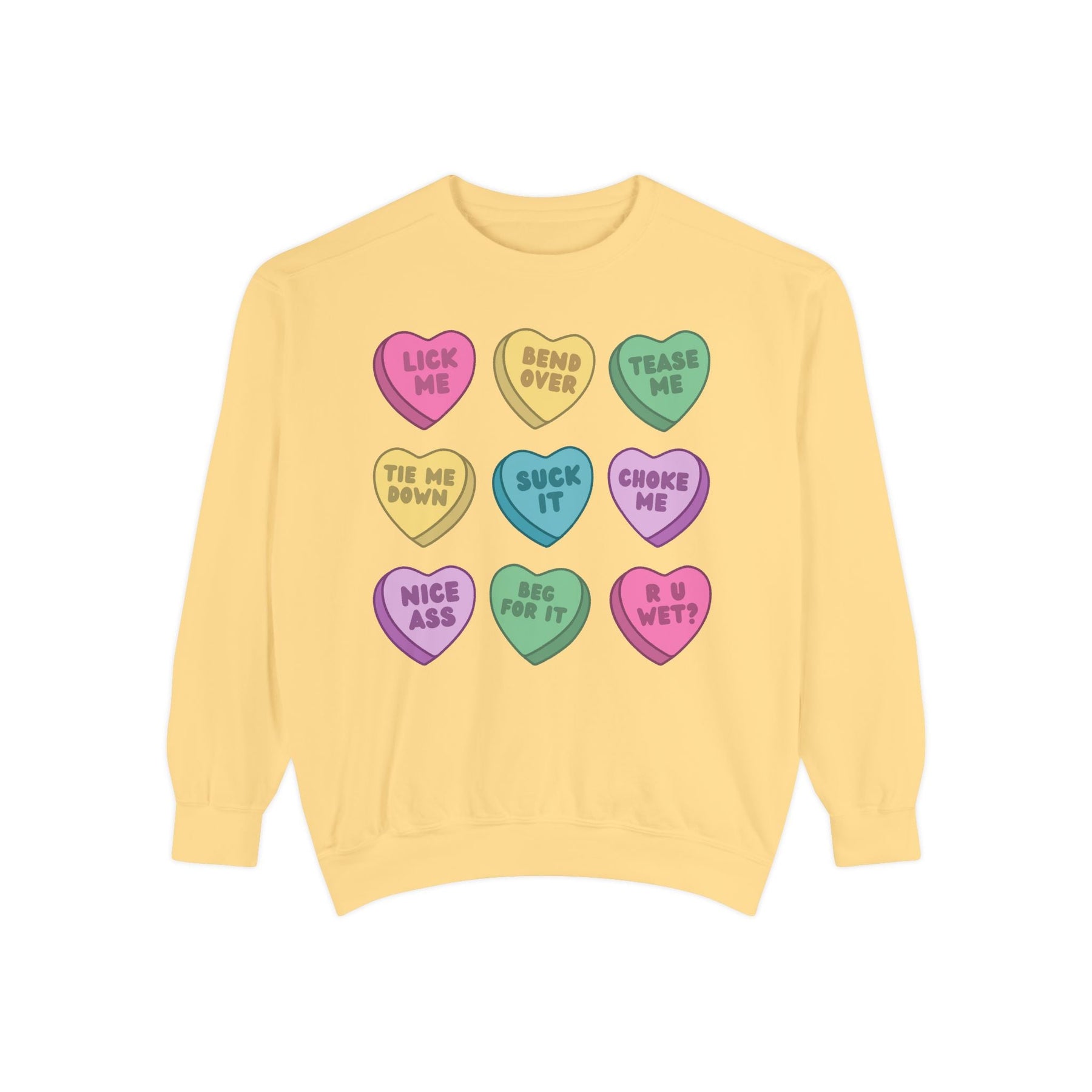 Valentine's Day Naughty Candy Hearts Sweatshirt - Goth Cloth Co.Sweatshirt25058776711681479952