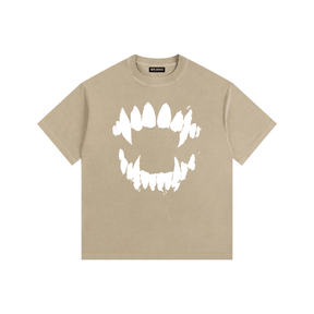 Vampire Bite Vintage Washed Oversized T-Shirt - Goth Cloth Co.gymwear260811PODPQ9398009