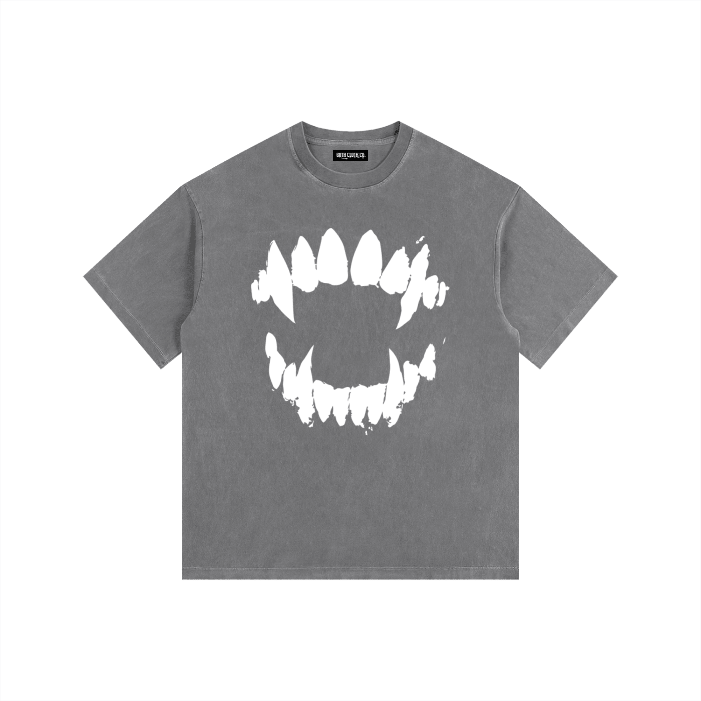 Vampire Bite Vintage Washed Oversized T-Shirt - Goth Cloth Co.gymwear260811PODPQ9398017