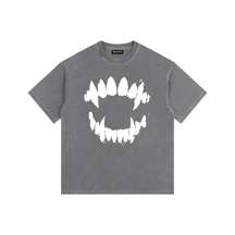 Vampire Bite Vintage Washed Oversized T-Shirt - Goth Cloth Co.gymwear260811PODPQ9398017
