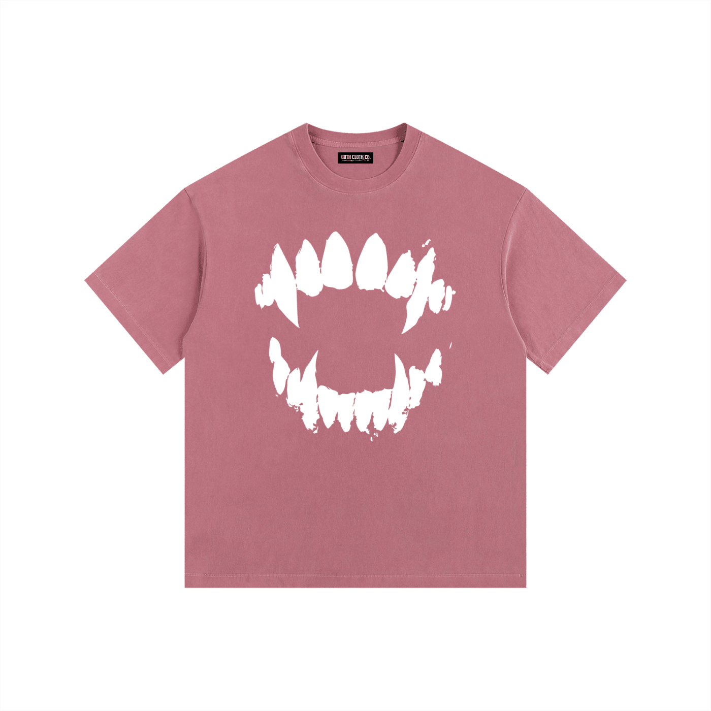 Vampire Bite Vintage Washed Oversized T-Shirt - Goth Cloth Co.gymwear260811PODPQ9398033