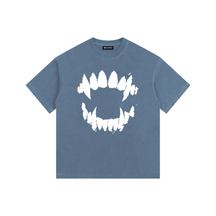 Vampire Bite Vintage Washed Oversized T-Shirt - Goth Cloth Co.gymwear260811PODPQ9398041