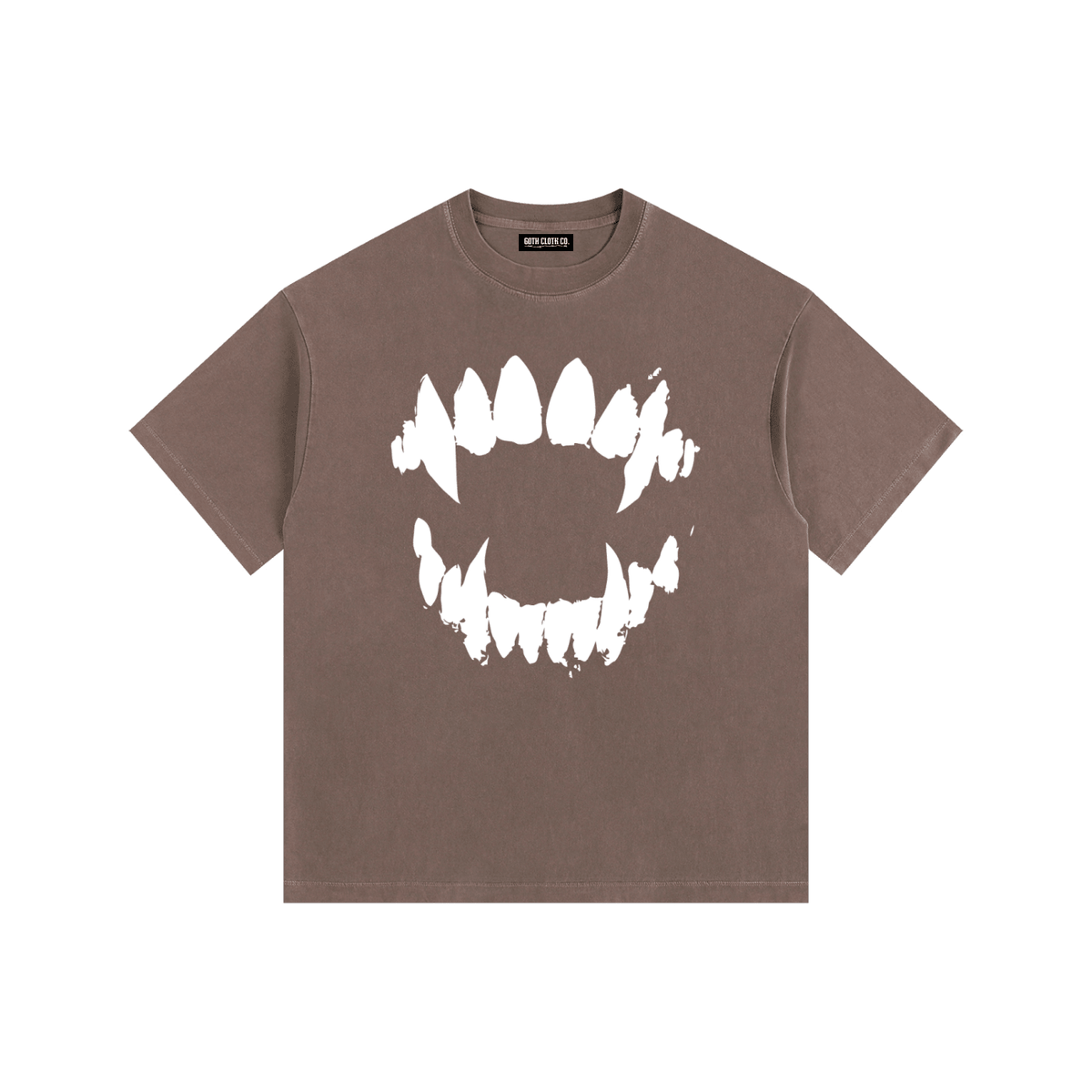 Vampire Bite Vintage Washed Oversized T-Shirt - Goth Cloth Co.gymwear260811PODPQ9398057