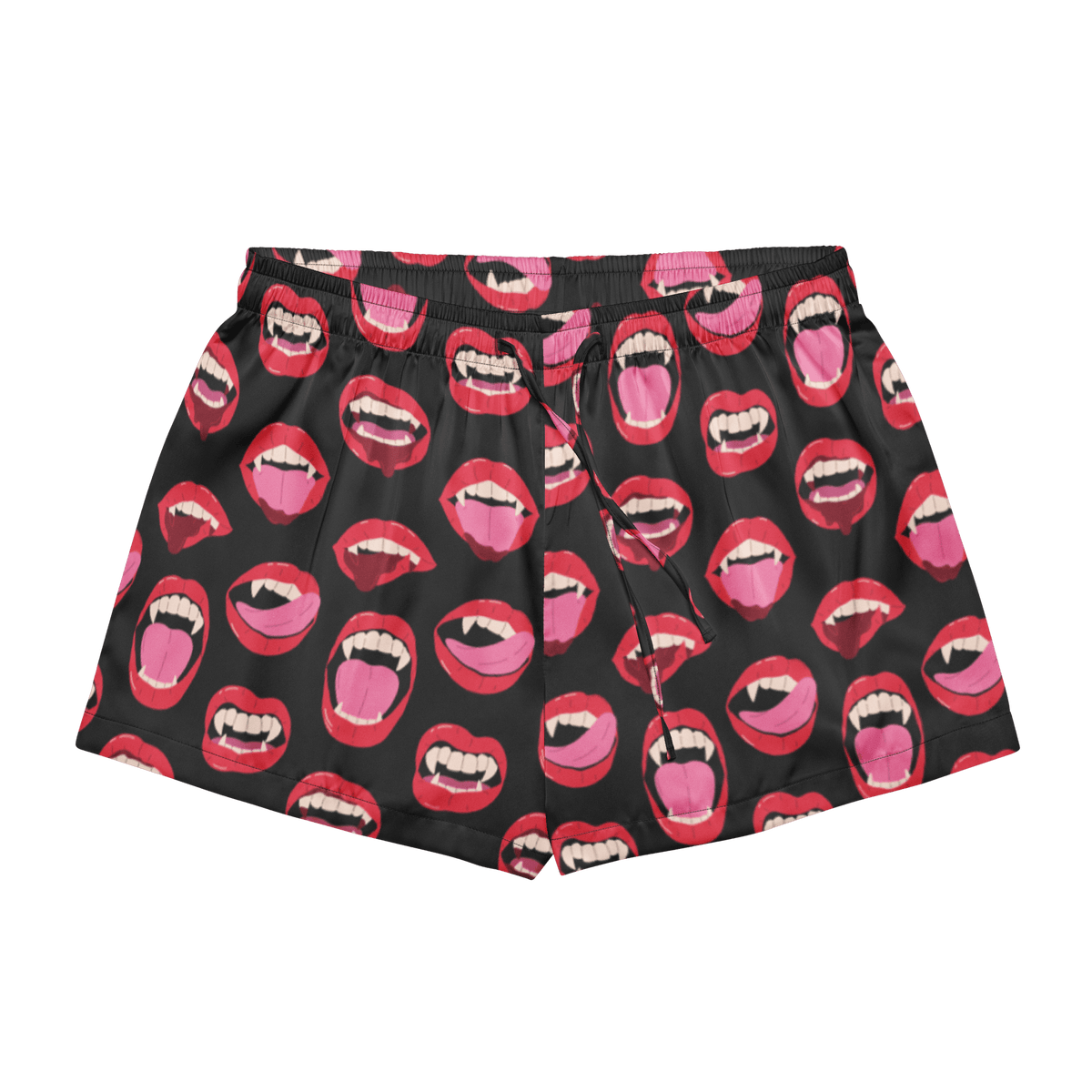Vampire Kiss Silky Pajama Shorts - Goth Cloth Co.8089468_20988