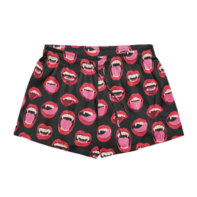 Vampire Kiss Silky Pajama Shorts - Goth Cloth Co.8089468_20988