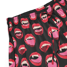 Vampire Kiss Silky Pajama Shorts - Goth Cloth Co.8089468_20988