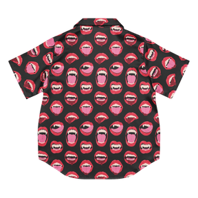 Vampire Kiss Silky Pajama Top - Goth Cloth Co.6258039_20964