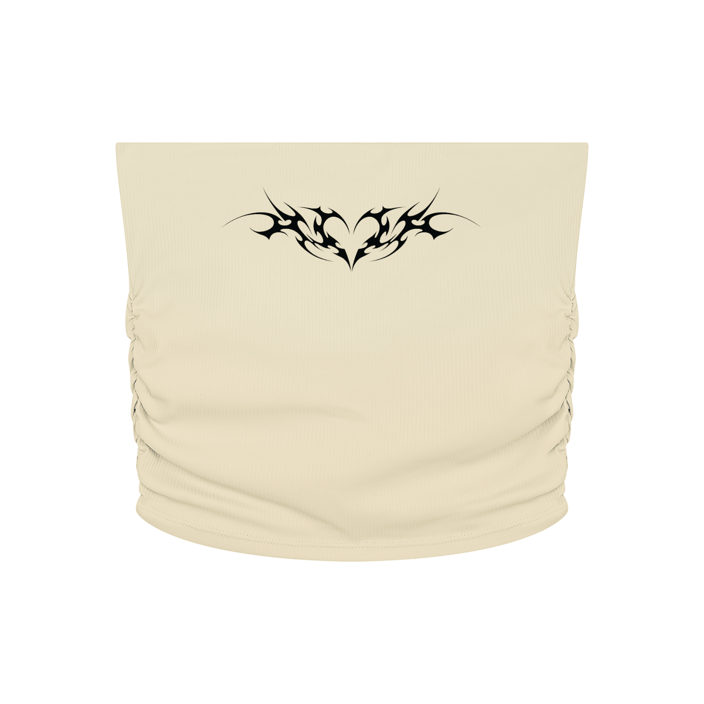 Venom Heart Cropped Yoga Tube Top - Goth Cloth Co.260721PODAH0848001