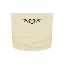 Venom Heart Cropped Yoga Tube Top - Goth Cloth Co.260721PODAH0848001
