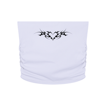 Venom Heart Cropped Yoga Tube Top - Goth Cloth Co.260721PODAH0848005