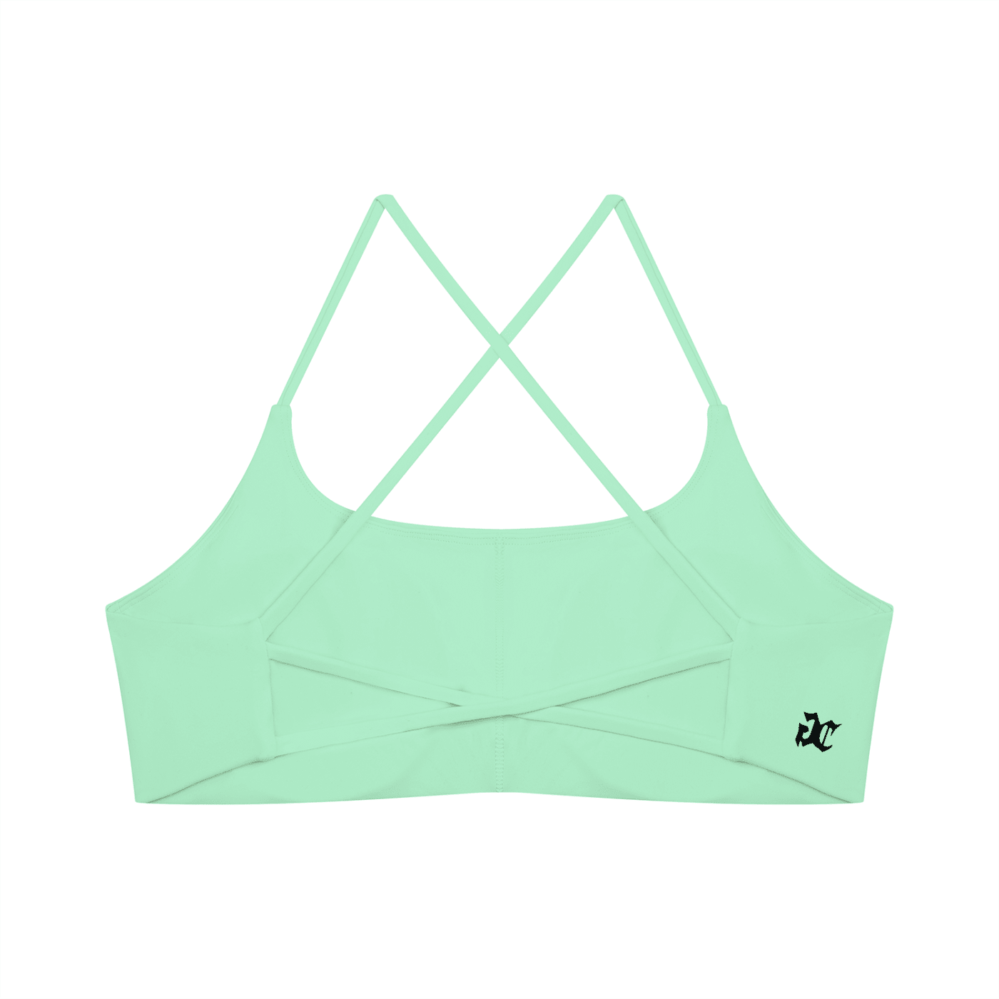 Venom Heart Women's Cross Strap Sports Bra - Goth Cloth Co.gymwear260905PODCI0750016