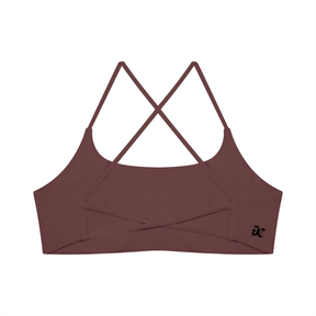 Venom Heart Women's Cross Strap Sports Bra - Goth Cloth Co.gymwear260905PODCI0750016