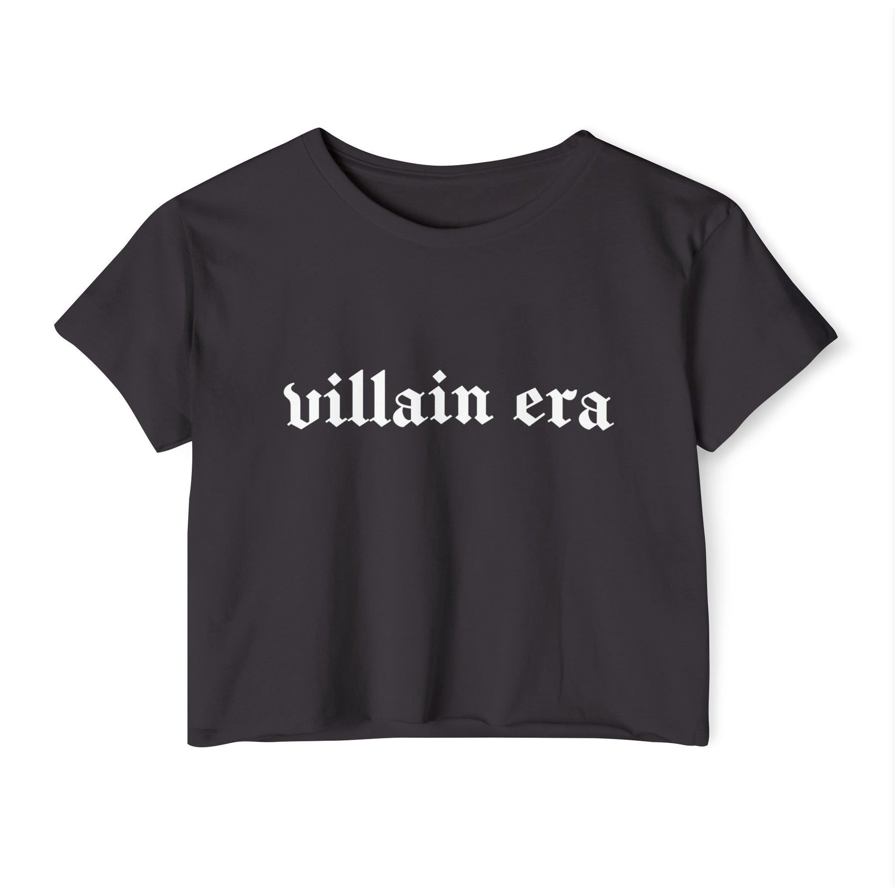 Villain Era Women's Lightweight Crop Top - Goth Cloth Co.T - Shirt28026488247430419819