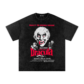 Vintage Dracula Poster Acid Washed T-Shirt - Goth Cloth Co.gymwear260812PODPQ5570001