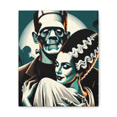 Vintage Horror Frankenstein & Bride Canvas Wall Art - Goth Cloth Co.Canvas24011100855562518567