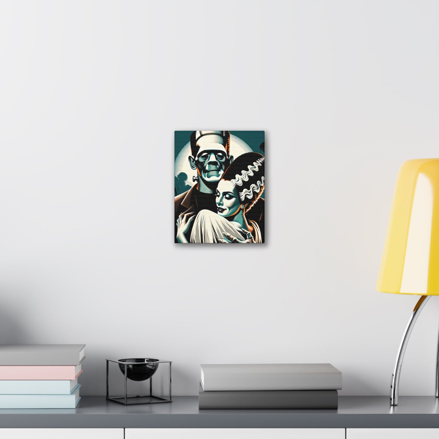 Vintage Horror Frankenstein & Bride Canvas Wall Art - Goth Cloth Co.Canvas31810430303878884373