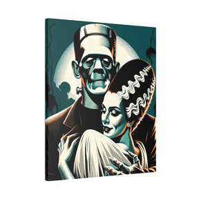Vintage Horror Frankenstein & Bride Canvas Wall Art - Goth Cloth Co.Canvas31810430303878884373