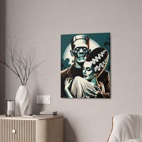 Vintage Horror Frankenstein & Bride Canvas Wall Art - Goth Cloth Co.Canvas31810430303878884373
