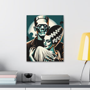 Vintage Horror Frankenstein & Bride Canvas Wall Art - Goth Cloth Co.Canvas31810430303878884373