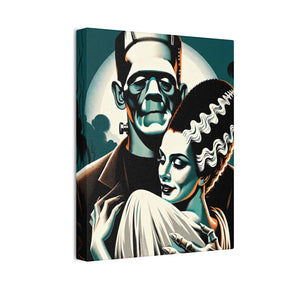 Vintage Horror Frankenstein & Bride Canvas Wall Art - Goth Cloth Co.Canvas31810430303878884373