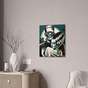 Vintage Horror Frankenstein & Bride Canvas Wall Art - Goth Cloth Co.Canvas31810430303878884373