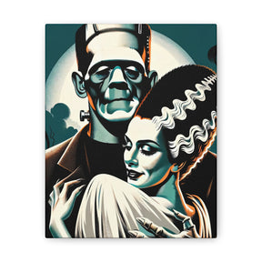 Vintage Horror Frankenstein & Bride Canvas Wall Art - Goth Cloth Co.Canvas60547593639542158133