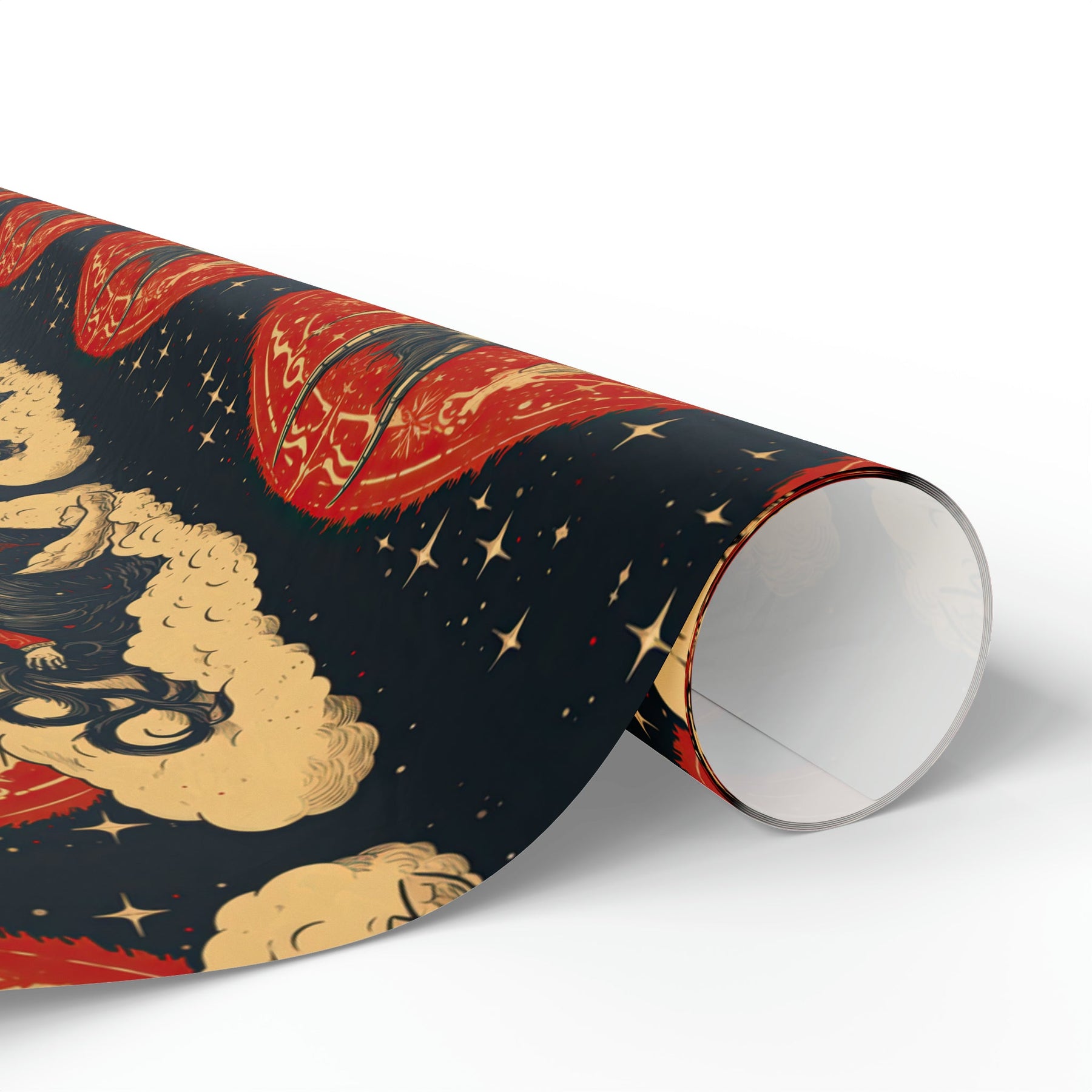 Vintage Krampus Gift Wrap Paper - Goth Cloth Co.Home Decor15588189278913643450