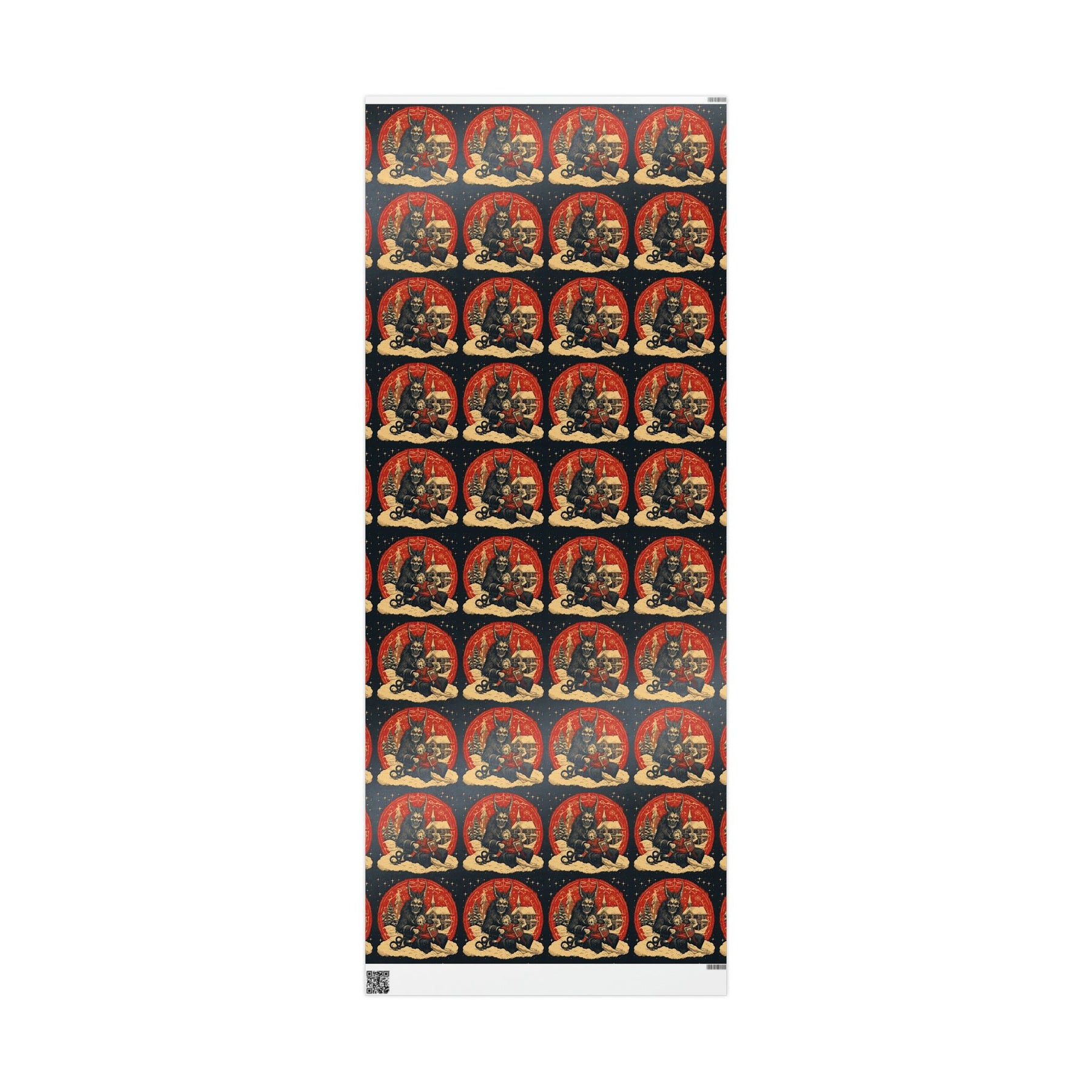 Vintage Krampus Gift Wrap Paper - Goth Cloth Co.Home Decor20735530021693693899
