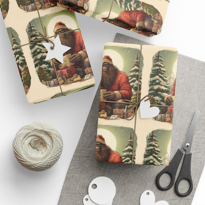 Vintage Sasquatch Gift Wrap - Goth Cloth Co.Home Decor17102749151662921427