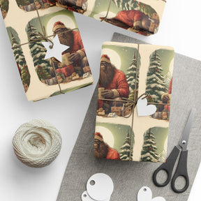 Vintage Sasquatch Gift Wrap - Goth Cloth Co.Home Decor17102749151662921427
