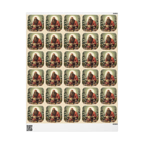 Vintage Sasquatch Gift Wrap - Goth Cloth Co.Home Decor17102749151662921427