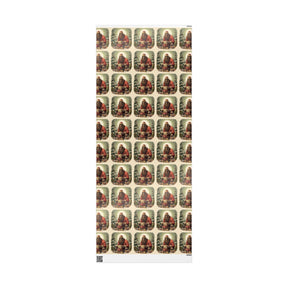 Vintage Sasquatch Spooky Gift Wrap - Goth Cloth Co.Home Decor19057924051633439162