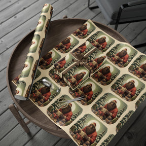 Vintage Sasquatch Spooky Gift Wrap - Goth Cloth Co.Home Decor32419979234923342968