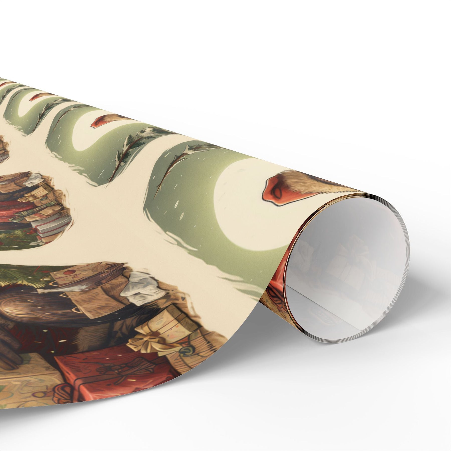 Vintage Sasquatch Spooky Gift Wrap - Goth Cloth Co.Home Decor32419979234923342968