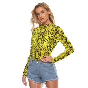 Viper Venom Women's Long Sleeve Mesh Top - Goth Cloth Co.ADS-3WTXWC16-PFCWR-FFFFFF-XS