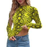 Viper Venom Women's Long Sleeve Mesh Top - Goth Cloth Co.ADS-3WTXWC16-PFCWR-FFFFFF-XS