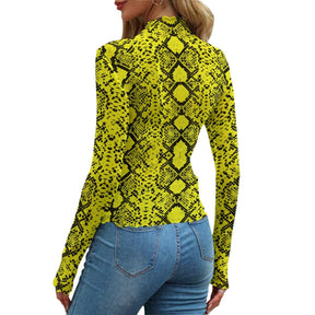 Viper Venom Women's Long Sleeve Mesh Top - Goth Cloth Co.ADS-3WTXWC16-PFCWR-FFFFFF-XS