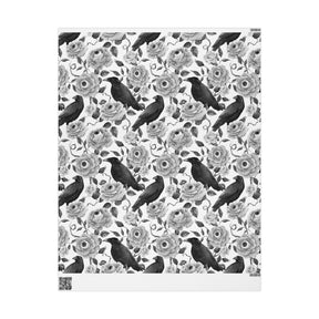 Watchful Eyeball and Raven Spooky Gift Wrap - Goth Cloth Co.Home Decor17750515568660596318