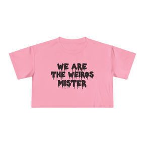 We Are The Weirdos Crop Top - Goth Cloth Co.T-Shirt69031733532674739792