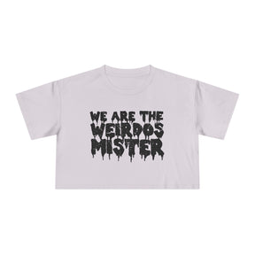 We Are The Weirdos Mister Crop Top - Goth Cloth Co.T-Shirt33641938531040794245