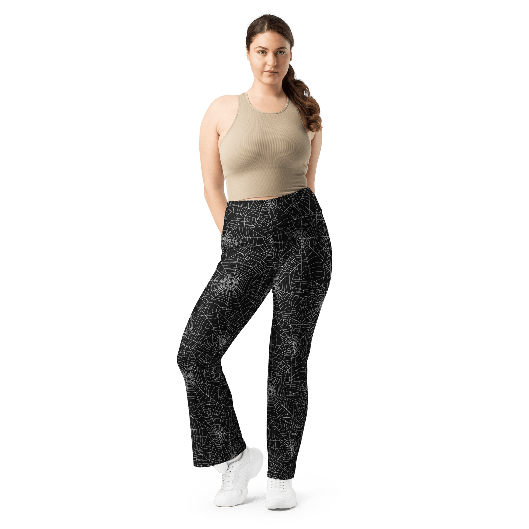 Web Weaver Flare Leggings - Goth Cloth Co.1641786_19331