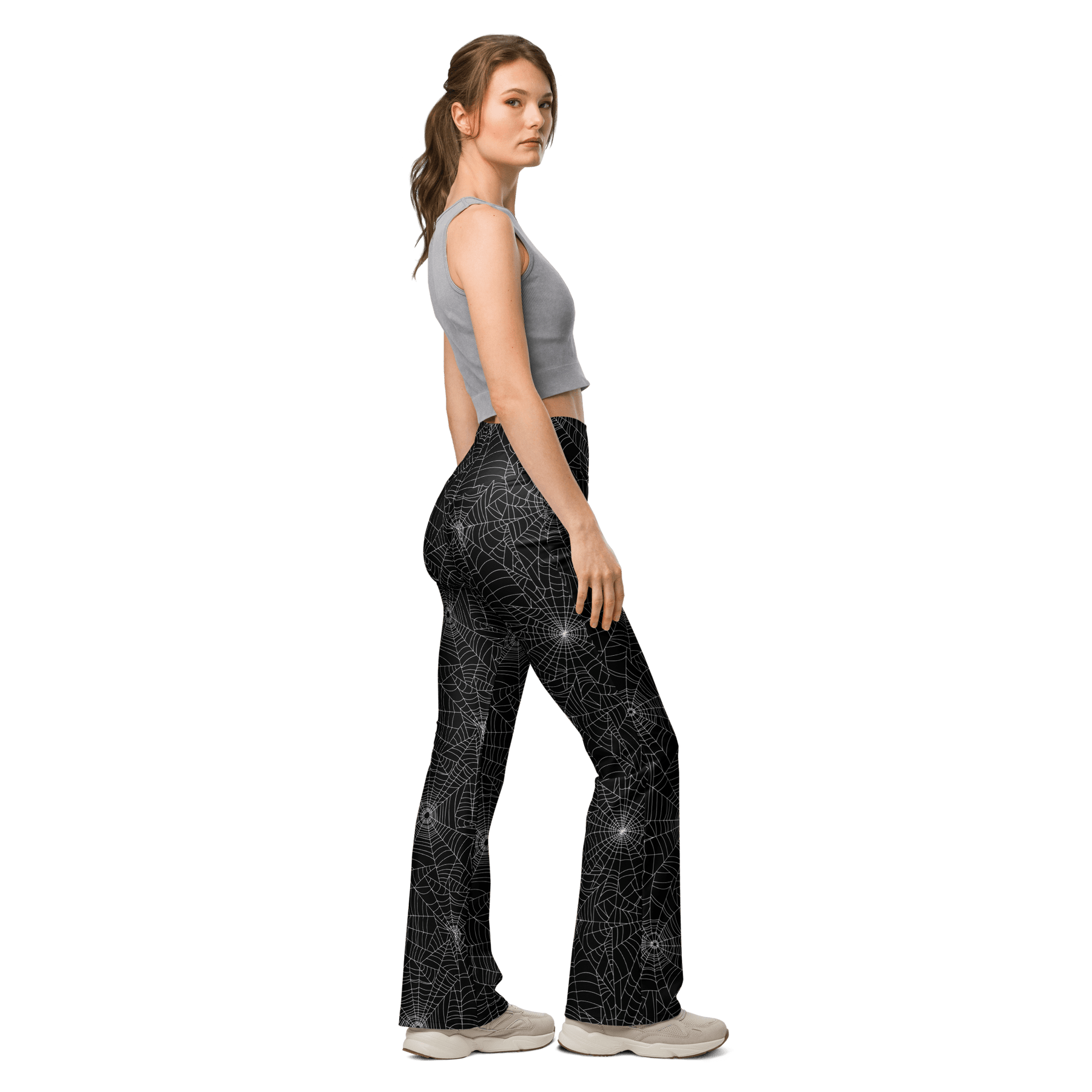 Web Weaver Flare Leggings - Goth Cloth Co.1641786_19331