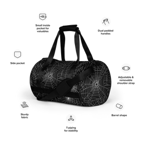 Web Weaver Gym Bag - Goth Cloth Co.9920964_15155