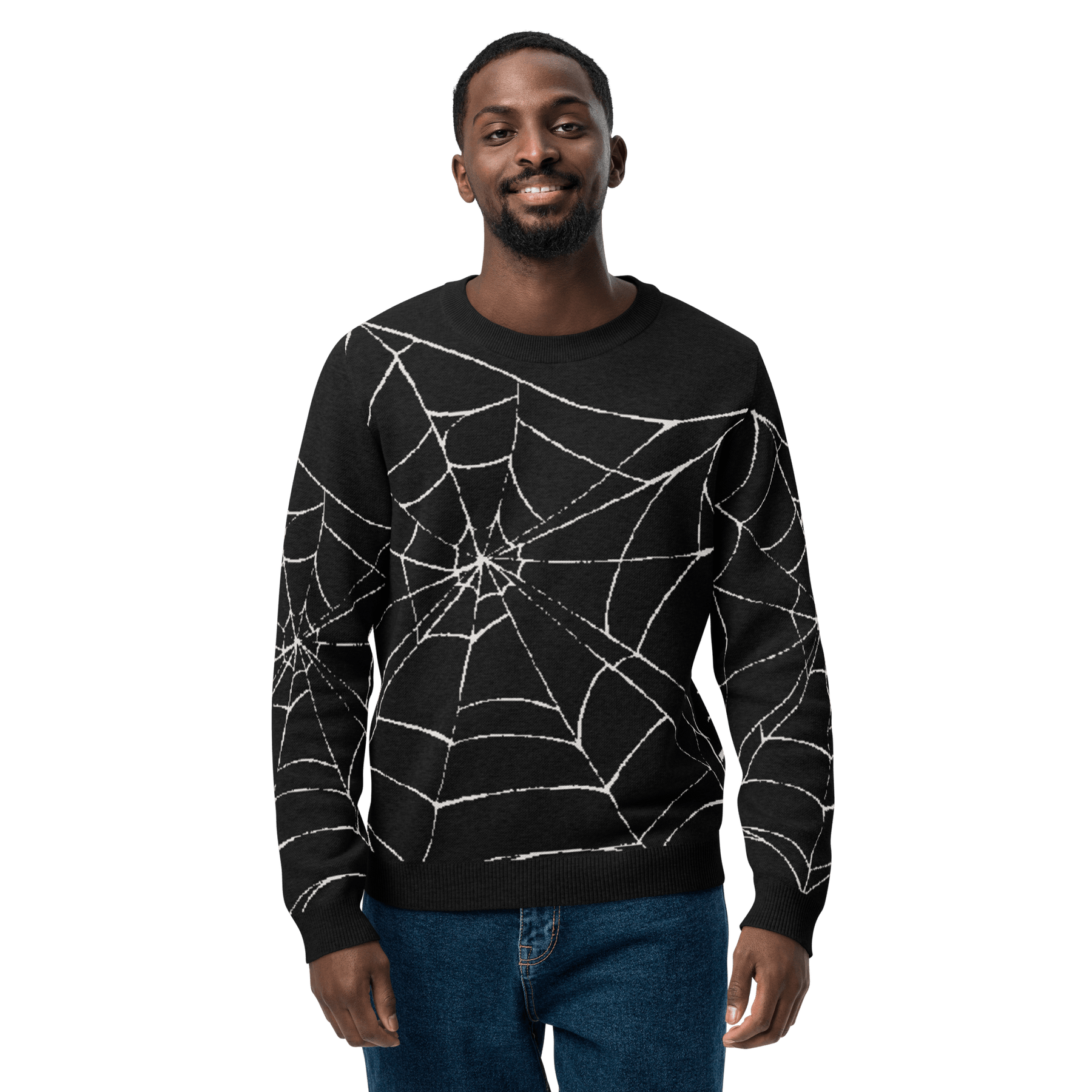 Web Weaver Knit Crew Neck Sweater - Goth Cloth Co.7150911_19635